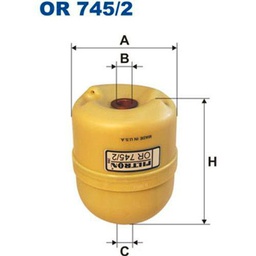 Filtron OR745/2 Bloque de Motor