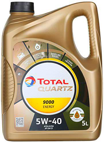 Total Aceite DE Motor Quartz 9000 Energy 5W40 5 litros