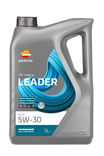 Repsol Aceite de Motor para Coche, Leader C2 C3 5W30, 5L