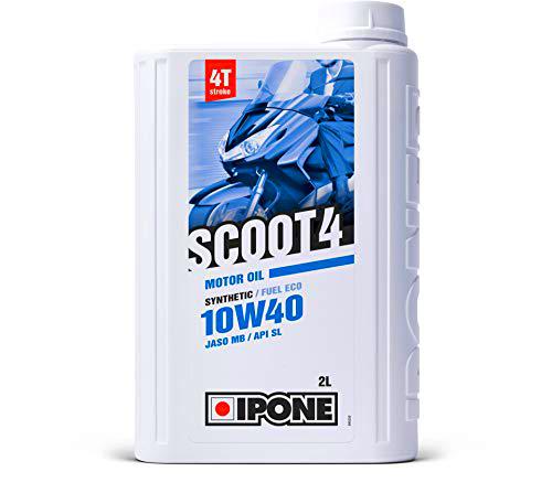 Ipone 800384 Aceite Motor Scoot 4 4 Tiempos sintético 10 W40 Scoot