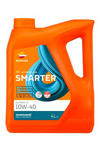 REPSOL Moto Sintetico 4T 10W-40 Aceite De Motor Para Moto, 4l