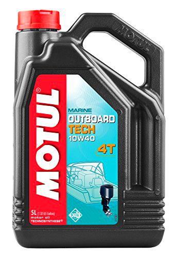 MOTUL 101748 Outboard Tech 4T 10 W-50 de 40, 2 L