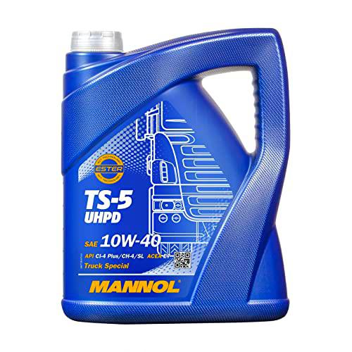 MANNOL TS de 5 uhpd 10 W de 40 API Ci de 4/CH de 4/CG de 4/CF de 4/SL motorenöl, 5 L