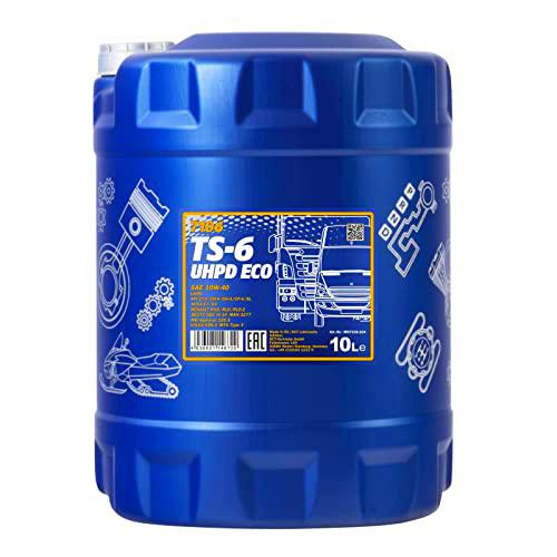 MANNOL TS de 6 uhpd Eco 10 W de 40 API Ci de 4/SL motorenöl, 10 L