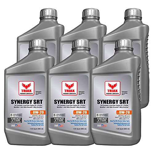 TRIAX Synergy SRT 0W-20 Aceite de Motor Totalmente sintético con ésteres y PAO