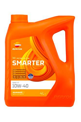 REPSOL Moto Sport 4T 10W-40 Aceite De Motor Para Moto, 4l