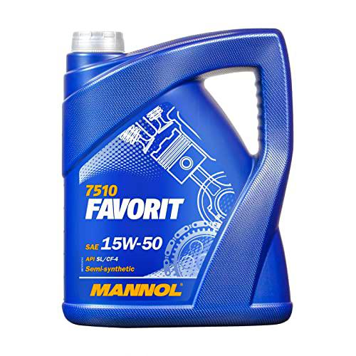 MANNOL Lubricante Favorit 15W50 SG/CD 5 l 50540400500