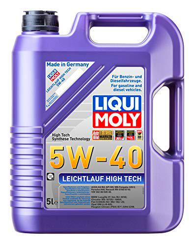 Liqui Moly 3864 Aceite de Motor Leichtlauf High Tech, 5L Volumen