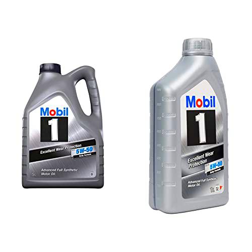 MOBIL 1 FS X1 5W50 Aceite de Motor, 5L + FS X1 5W50 Aceite de Motor, 1L