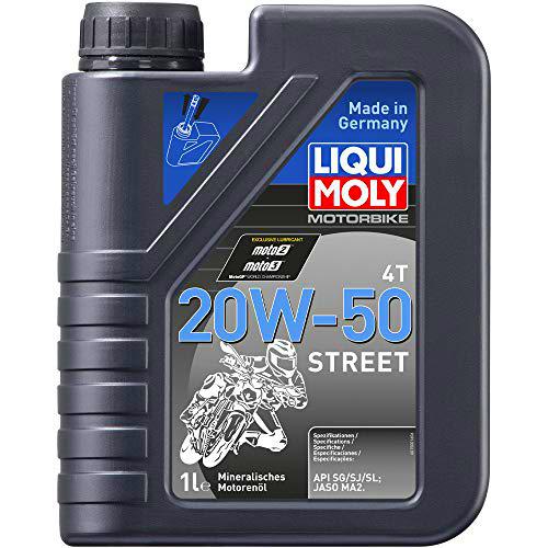 Liqui Moly 1500 Moto 4T 20W-50 Calle, BOOKLET, 1 L