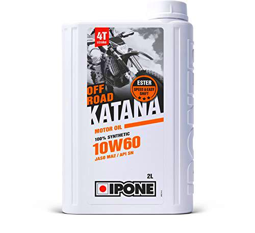 Ipone 800364 Aceite Motor Katana Off Road 4 Tiempos Performance 10 W60 Todo Terreno