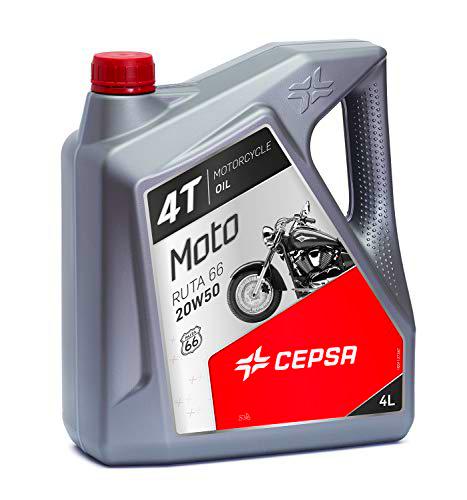 CEPSA MOTO 4T RUTA 66 20W50 - Aceite mineral multigrado, 4 l