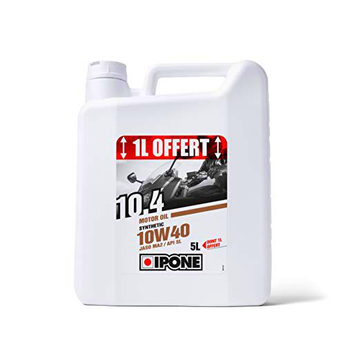 IPONE - Aceite Moto 4 Tiempos 10W40 10.4 - Lubricante Semisintético