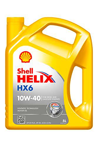 Aceite Lubricante de Motor Shell Helix HX6 10W-40 5 Litros