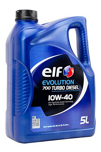 Aceite Lubricante de Motor Elf Evolution 700 Turbo Diesel 10W-40 5 Litros