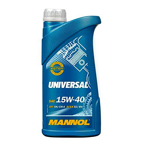 MANNOL Universal 15 W de 40 API SG/CD motorenöl, 1 L