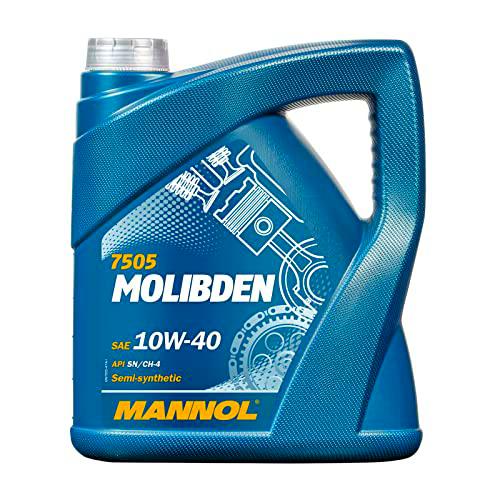 MANNOL molibden Gasolina 10 W de 40 API SL/CF motorenöl, 1 L