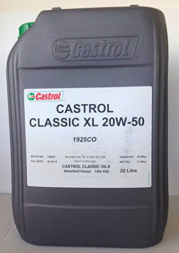 Castrol 1925/2801 Aceite de Motor, 20W-50, 20L Volumen