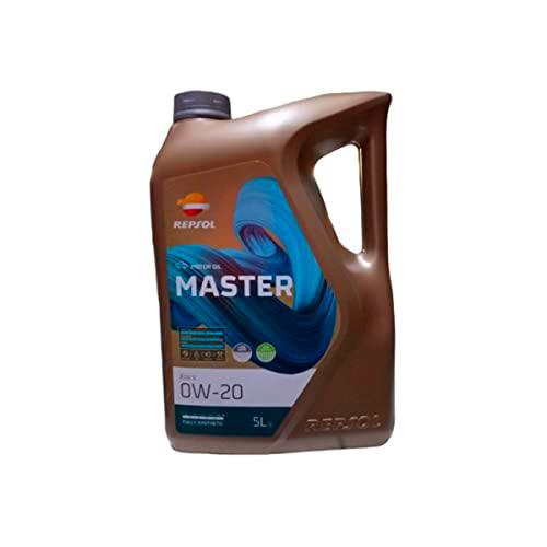 REPSOL MASTER ECO V 0W20 bidón 5 litros aceite motor coche API SN PLUS ACEA C5 VW 508.00/509.00 PORSC. C20