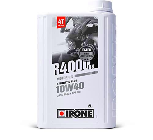 Ipone 800029 Aceite de motor R4000 RS 4 tiempos sintético Plus 10 W40, 2L