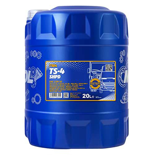 MANNOL TS de 4 shpd 15 W de 40 API Ci de 4/CH de 4/CG de 4/CF de 4/CF/SL motorenöl, 20 L