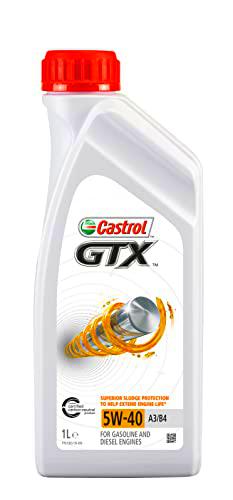 Castrol GTX Aceite de Motores 5W-40 A3/B4 1L (Sello alemán)