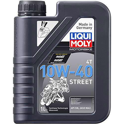 Liqui Moly 1521 Moto 4T 10W-40 Calle, BOOKLET, 1 L