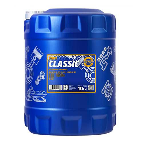 Mannol MN7501-10 Motorenöl Classic, 10W de 40 API SN/SM/CF