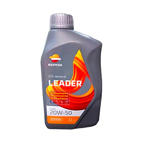 REPSOL LEADER SUPER 20W50 bidón 1 litro aceite motor coche A4/B4 SL/CF MB 229.1