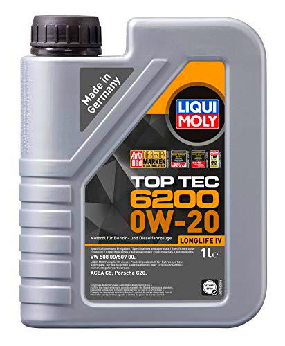 Liqui Moly 20780 Top Tec 6200 0 W-20 Aceite de Motor, 1 litro