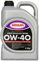 Meguin Aceite de Motor Megol Super LL Driver SAE 0 W-40, 4895, 5 l