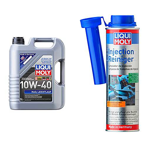 Liqui Moly 2184 Aceite De Motor, 5 L + 2522 Limpiador De Inyección, 300 Ml