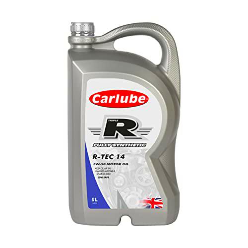 Carlube Triple R KCX005 R-TEC14 5W-20 Aceite de motor totalmente sintético, 5 L