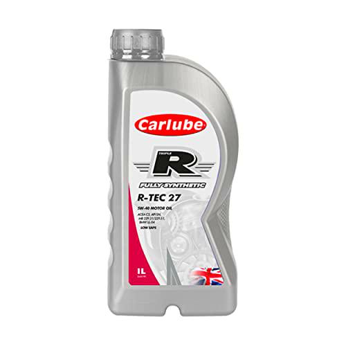 Carlube Triple R 5W-40 C3 Low Saps Aceite de motor de automóvil completamente sintético, 1 L