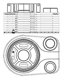 MAHLE CLC 196 000S - Enfriador de aceite