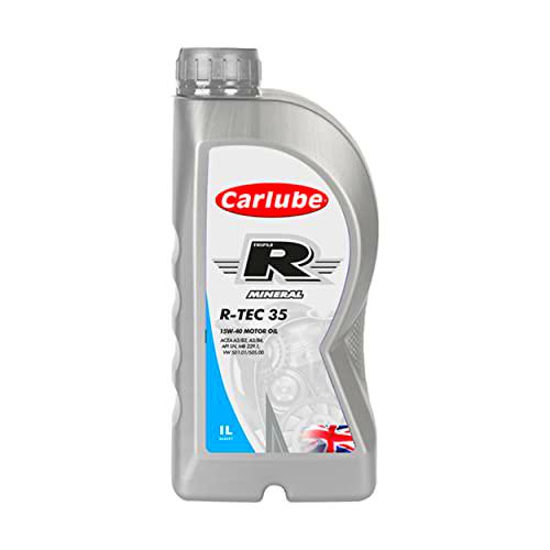 Carlube Triple R 15W-40 Aceite mineral para motor de automóvil, 1 L