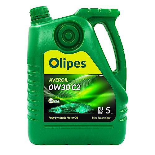 Aceite Lubricante AVEROIL 0W30 C2 Sintético Low SAPS Modernos Sistemas Postratamiento Gases Escape Motores Diésel DPF y Gasolina GPF Reducción Selectiva SCR Última Generación 5L Automoción Coche