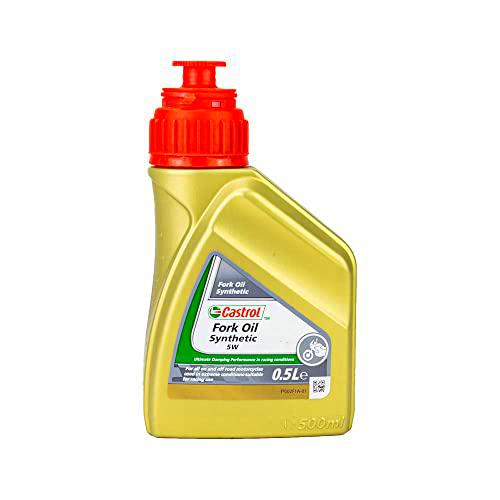 Castrol 17916585 - Aceite sintético para suspensión de motocicletas (5W, 500 ml)