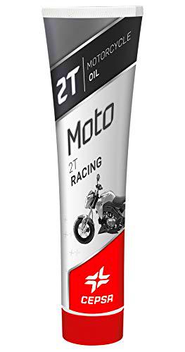 CEPSA Moto 2T Racing (125ml) Lubricante de tecnología sintética para Motos de 2T