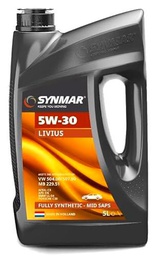 Synmar Livius 5W-30 - Aceite lubricante de 5 litros