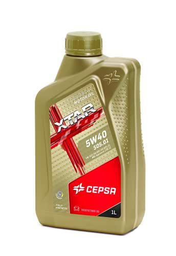 CEPSA XTAR 5W40 505.01 1L - Lubricante sintético para vehículos Gasolina y diésel