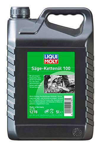 LIQUI MOLY Aceite para cadenas de motosierra 100 | 5 L | Aceite de herramienta de jardín | 1278