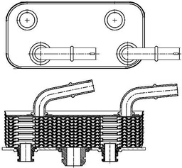 Mahle CLC 180 000S Enfriador de Aceite