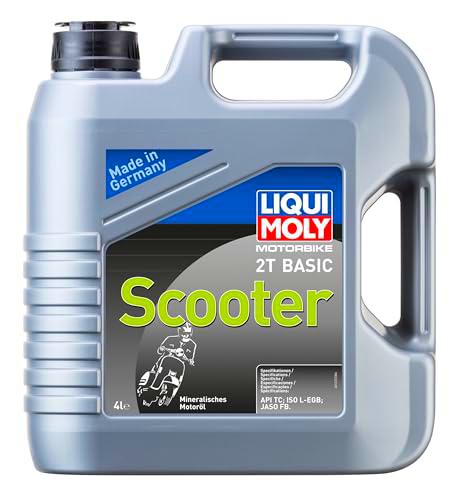 LIQUI MOLY Motorbike 2T Basic Scooter | 4 L | Aceite de 2 tiempos de motocicleta | 1237