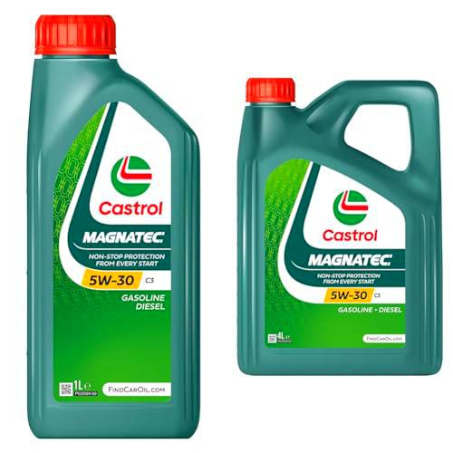 Castrol MAGNATEC 5W-30 C3 Aceite de Motor 1L + Castrol MAGNATEC 5W-30 C3 Aceite de Motor 4L