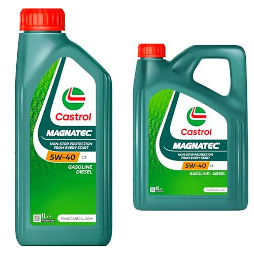 Castrol MAGNATEC 5W-40 C3 Aceite de Motor 4L + Castrol MAGNATEC 5W-40 C3 Aceite de Motor 1L