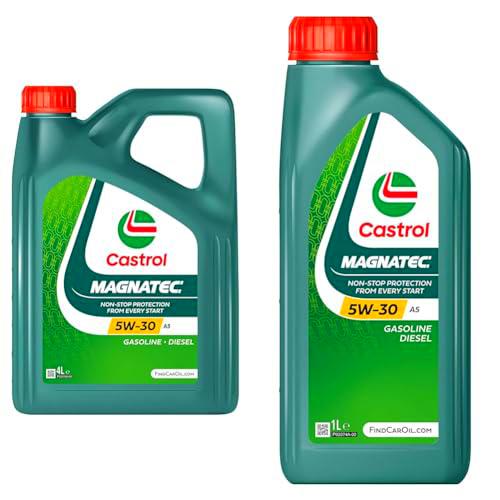 Castrol MAGNATEC 5W-30 A5 Aceite de Motor 1L + Castrol MAGNATEC 5W-30 A5 Aceite de Motor 4L