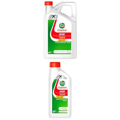 Castrol GTX 5W-30 RN17 Aceite de Motor 1L + Castrol GTX 5W-30 RN17 Aceite de Motor 5L