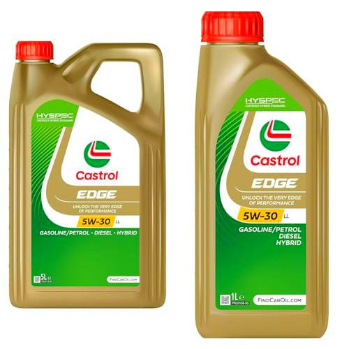 Castrol EDGE 5W-30 LL Aceite de Motor 5L + Castrol EDGE 5W-30 LL Aceite de Motor 1L