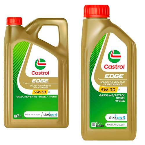 Castrol Edge 5W-30 C3 Aceite de Motor 5L Edge 5W-30 C3 Aceite de Motor 1L